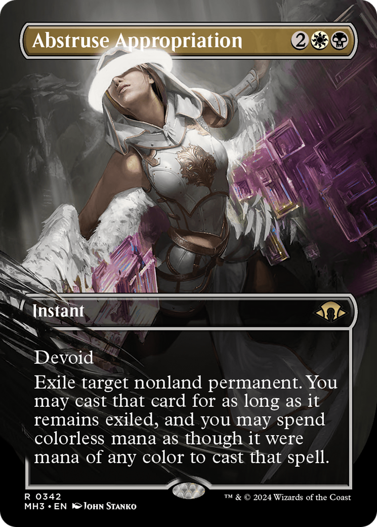 Abstruse Appropriation (Borderless) [Modern Horizons 3] | Jomio and Rueliete's Cards and Comics