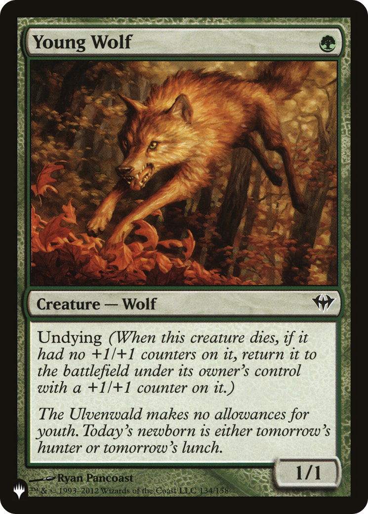 Young Wolf [The List] | Jomio and Rueliete's Cards and Comics