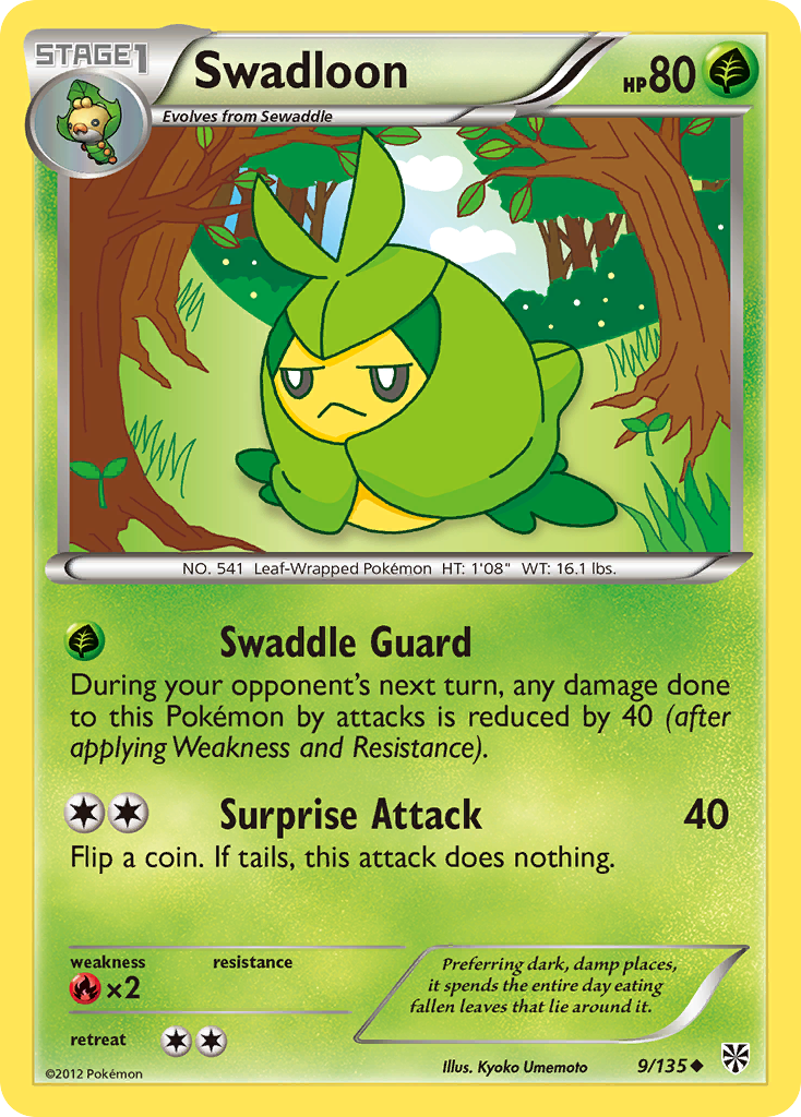 Swadloon (9/135) [Black & White: Plasma Storm] | Jomio and Rueliete's Cards and Comics