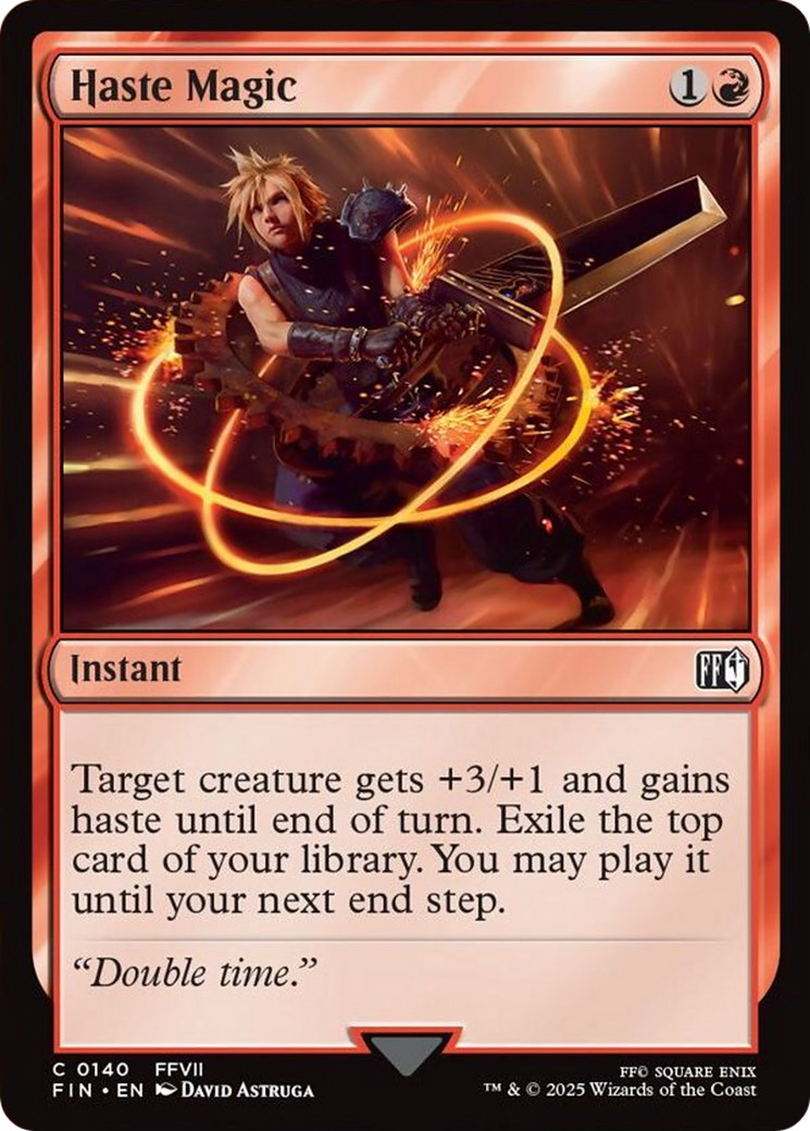 Haste Magic [FINAL FANTASY] | Jomio and Rueliete's Cards and Comics