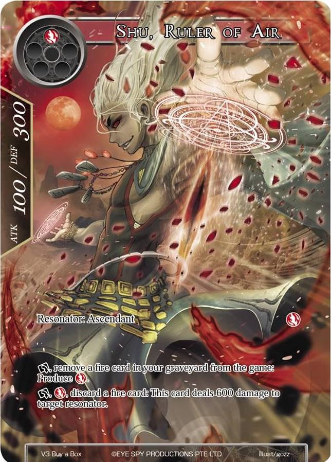 Shu, Ruler of Air (V3 Buy a Box) [Promo Cards] | Jomio and Rueliete's Cards and Comics