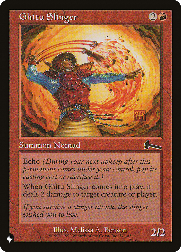 Ghitu Slinger [The List] | Jomio and Rueliete's Cards and Comics