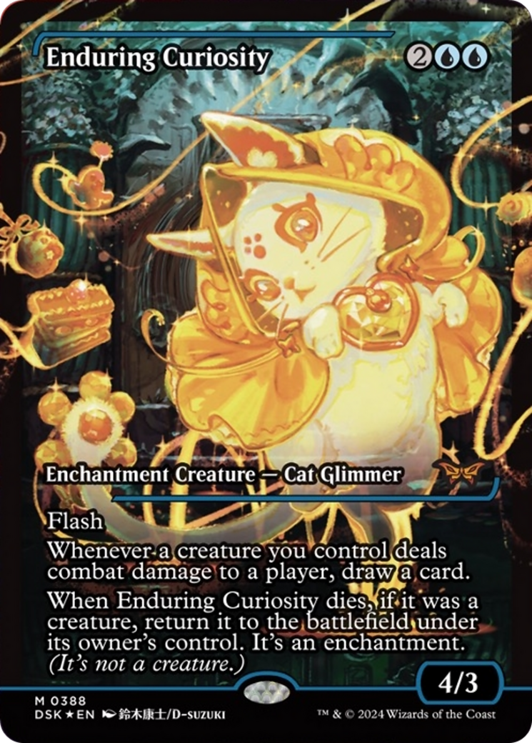 Enduring Curiosity (Japan Showcase) [Duskmourn: House of Horror] | Jomio and Rueliete's Cards and Comics