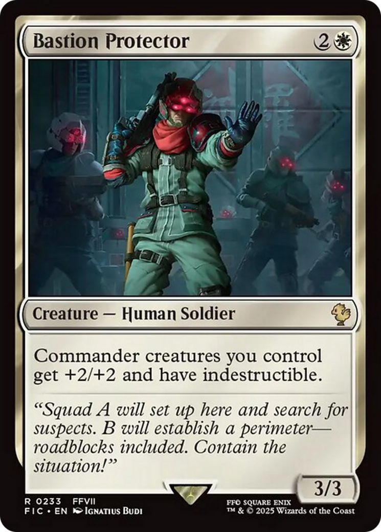 Bastion Protector [FINAL FANTASY Commander] | Jomio and Rueliete's Cards and Comics