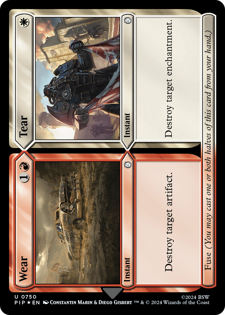 Wear // Tear (Surge Foil) [Fallout] | Jomio and Rueliete's Cards and Comics
