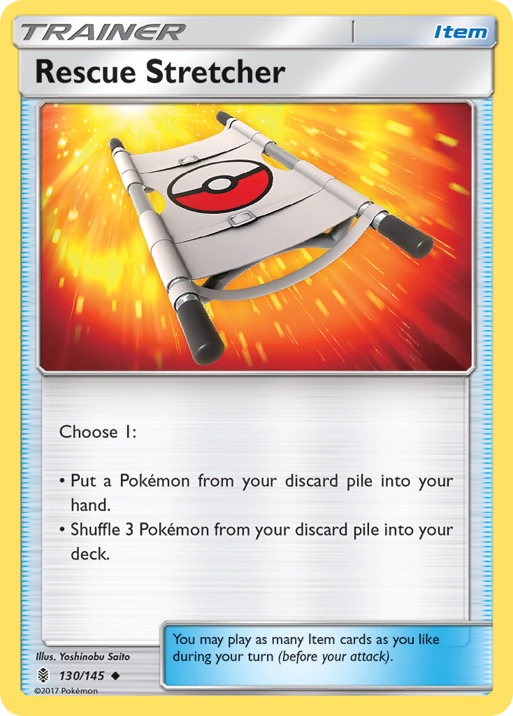 Rescue Stretcher (130/145) [Sun & Moon: Guardians Rising] | Jomio and Rueliete's Cards and Comics