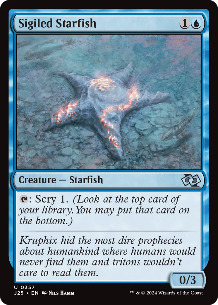 Sigiled Starfish [Foundations Jumpstart] | Jomio and Rueliete's Cards and Comics