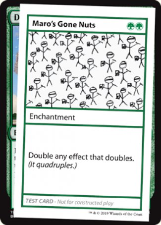 Maro's Gone Nuts (2021 Edition) [Mystery Booster Playtest Cards] | Jomio and Rueliete's Cards and Comics