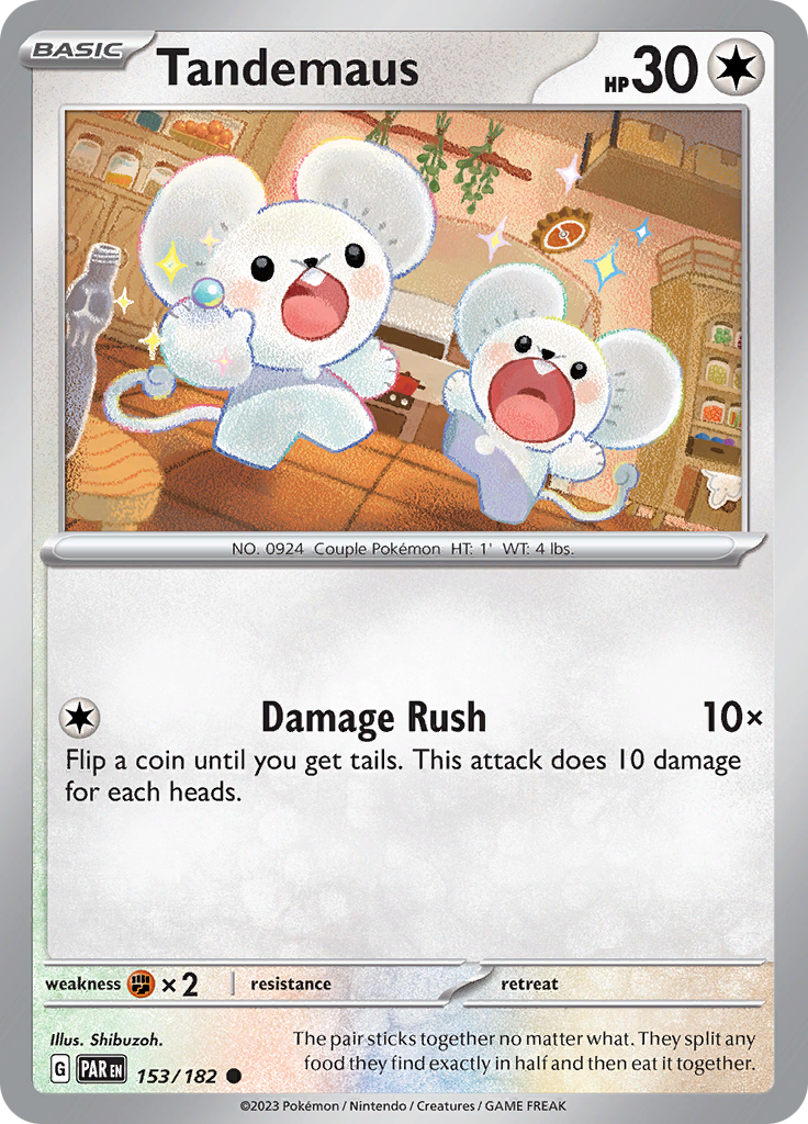 Tandemaus (153/182) [Scarlet & Violet: Paradox Rift] | Jomio and Rueliete's Cards and Comics