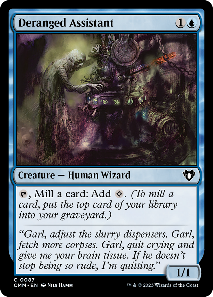 Deranged Assistant [Commander Masters] | Jomio and Rueliete's Cards and Comics