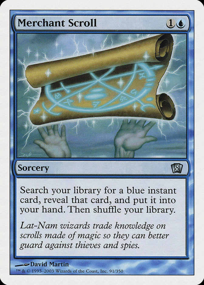 Merchant Scroll (8th Edition) [Oversize Cards] | Jomio and Rueliete's Cards and Comics