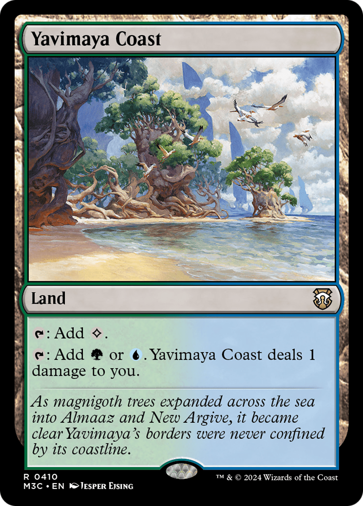 Yavimaya Coast (Ripple Foil) [Modern Horizons 3 Commander] | Jomio and Rueliete's Cards and Comics