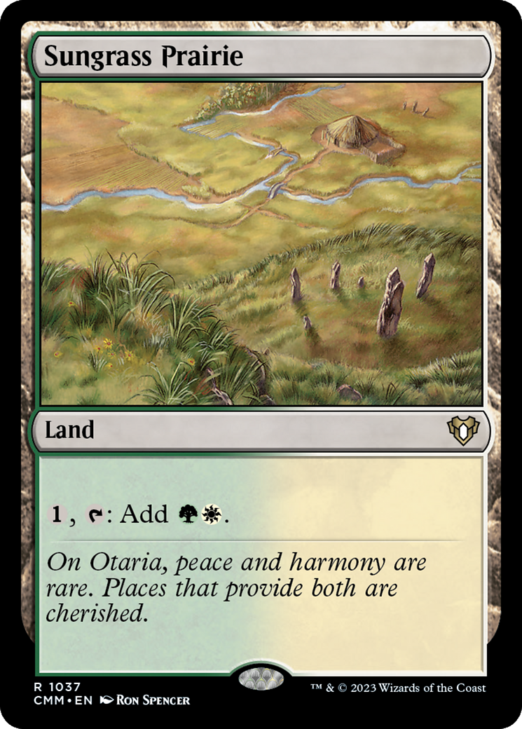 Sungrass Prairie [Commander Masters] | Jomio and Rueliete's Cards and Comics