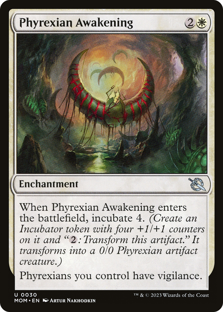 Phyrexian Awakening [March of the Machine] | Jomio and Rueliete's Cards and Comics