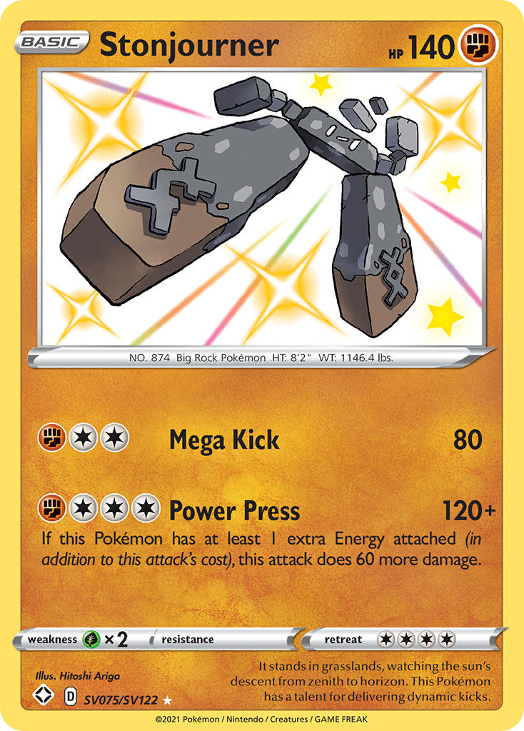 Stonjourner (SV075/SV122) [Sword & Shield: Shining Fates] | Jomio and Rueliete's Cards and Comics