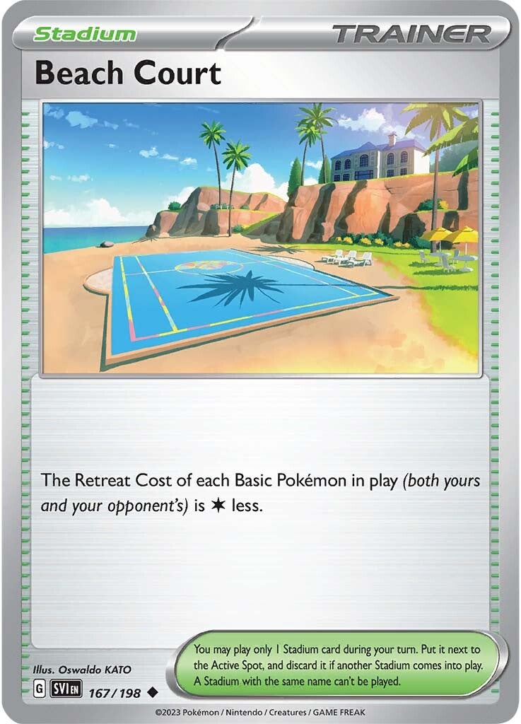 Beach Court (167/198) [Scarlet & Violet: Base Set] | Jomio and Rueliete's Cards and Comics