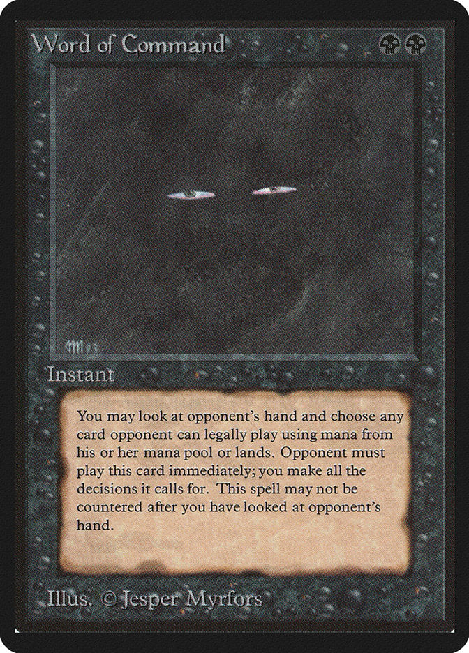 Word of Command [Beta Edition] | Jomio and Rueliete's Cards and Comics