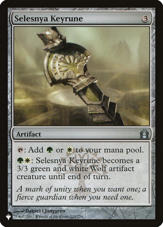 Selesnya Keyrune [The List] | Jomio and Rueliete's Cards and Comics