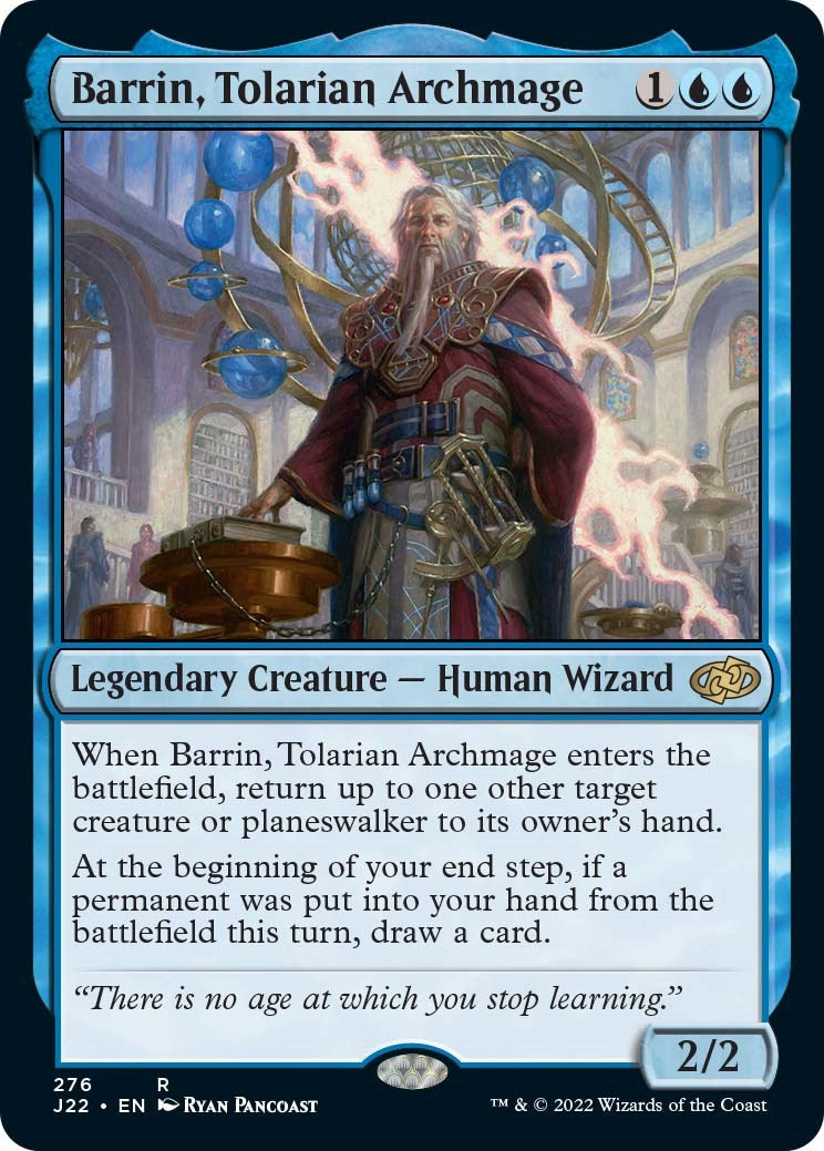 Barrin, Tolarian Archmage [Jumpstart 2022] | Jomio and Rueliete's Cards and Comics