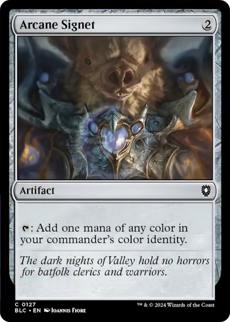 Arcane Signet [Bloomburrow Commander] | Jomio and Rueliete's Cards and Comics