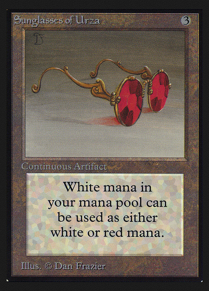 Sunglasses of Urza [International Collectors' Edition] | Jomio and Rueliete's Cards and Comics