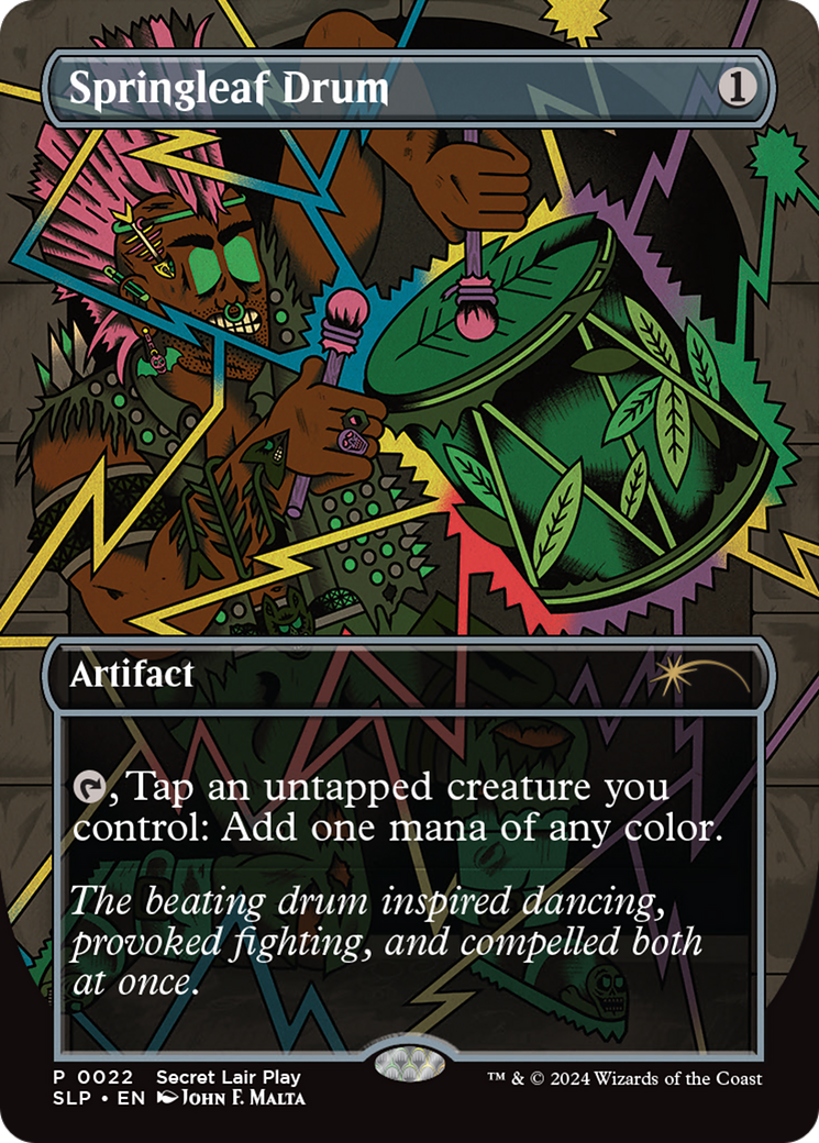 Springleaf Drum [Secret Lair Showdown] | Jomio and Rueliete's Cards and Comics