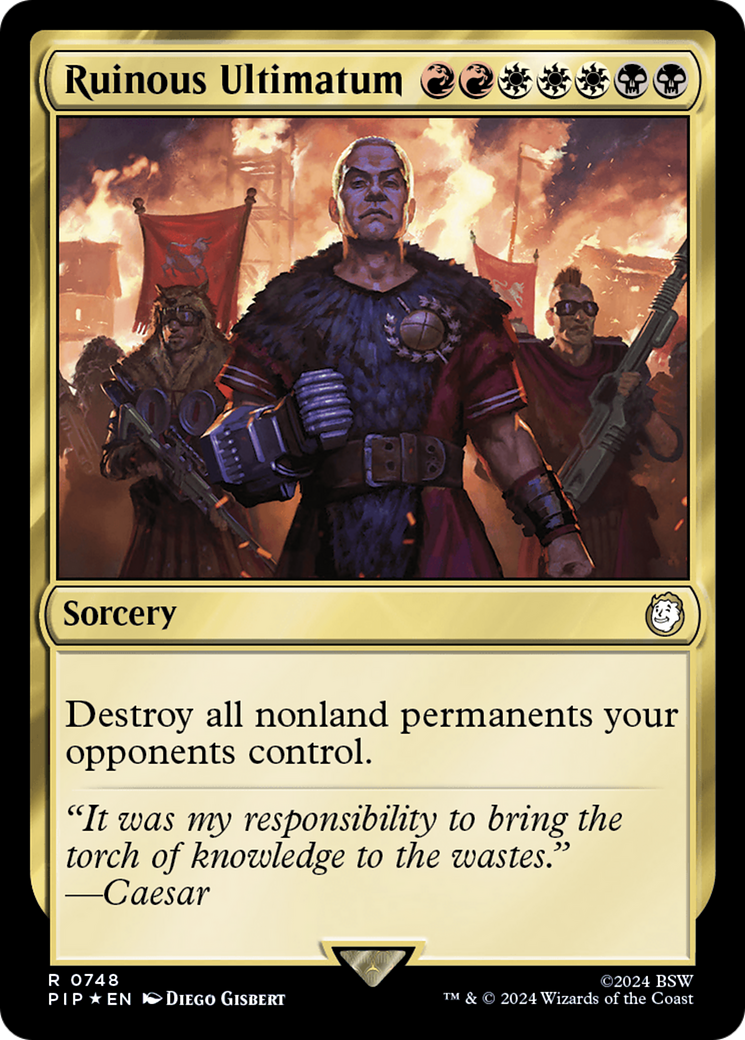 Ruinous Ultimatum (Surge Foil) [Fallout] | Jomio and Rueliete's Cards and Comics