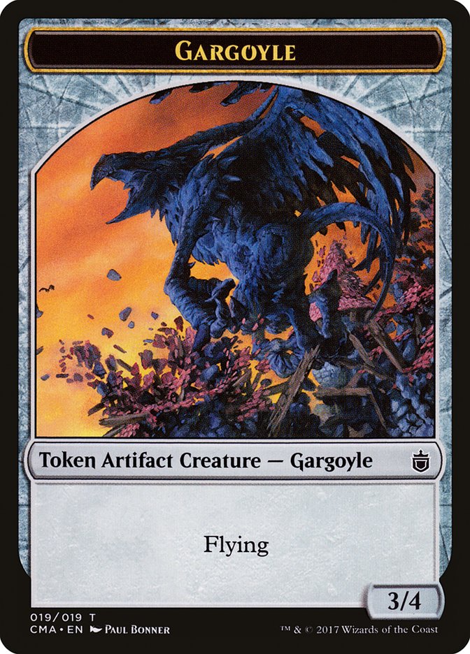 Gargoyle Token [Commander Anthology Tokens] | Jomio and Rueliete's Cards and Comics
