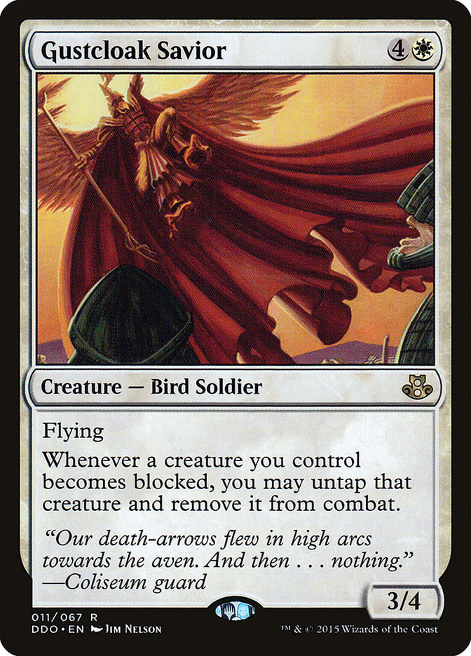 Gustcloak Savior [Duel Decks: Elspeth vs. Kiora] | Jomio and Rueliete's Cards and Comics
