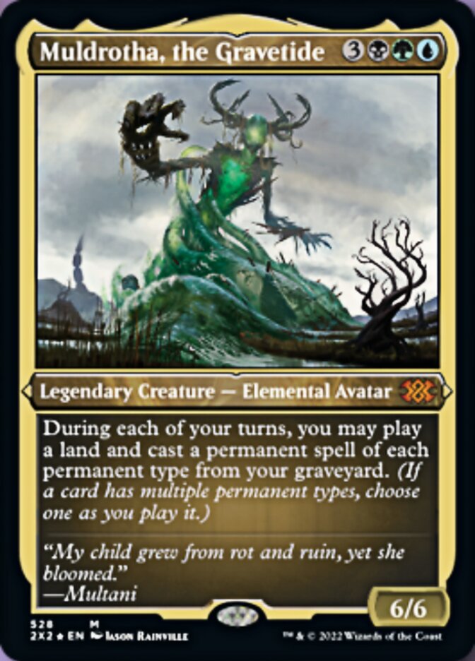 Muldrotha, the Gravetide (Foil Etched) [Double Masters 2022] | Jomio and Rueliete's Cards and Comics