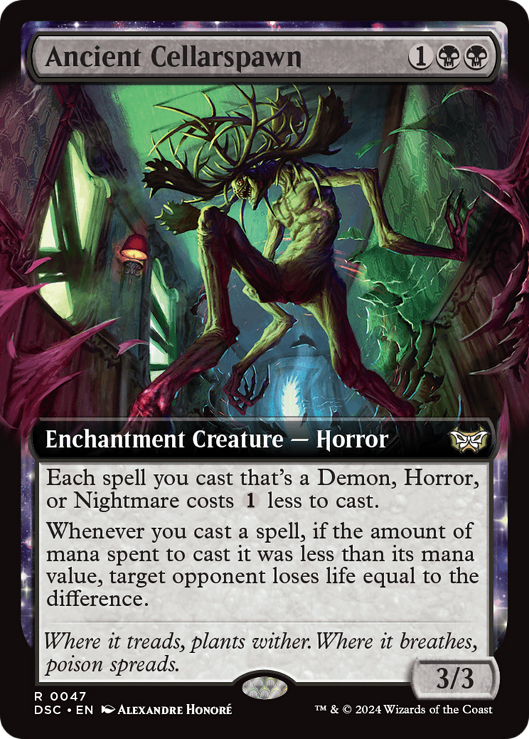 Ancient Cellarspawn (Extended Art) [Duskmourn: House of Horror Commander] | Jomio and Rueliete's Cards and Comics