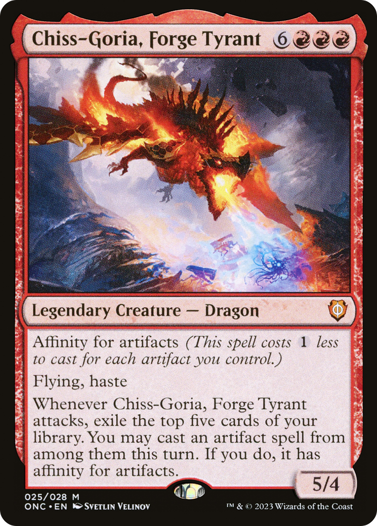 Chiss-Goria, Forge Tyrant [Phyrexia: All Will Be One Commander] | Jomio and Rueliete's Cards and Comics