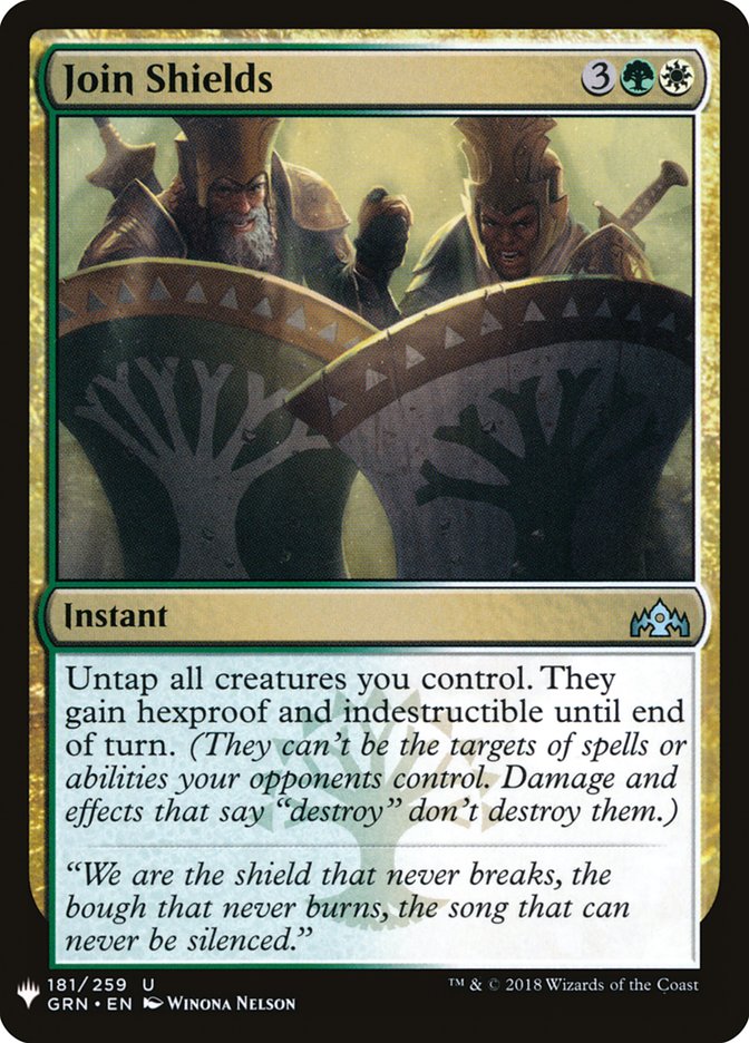 Join Shields [Mystery Booster] | Jomio and Rueliete's Cards and Comics