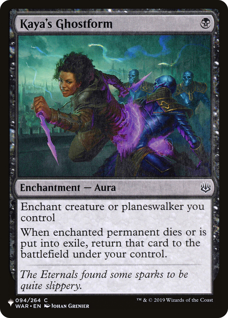 Kaya's Ghostform [The List] | Jomio and Rueliete's Cards and Comics