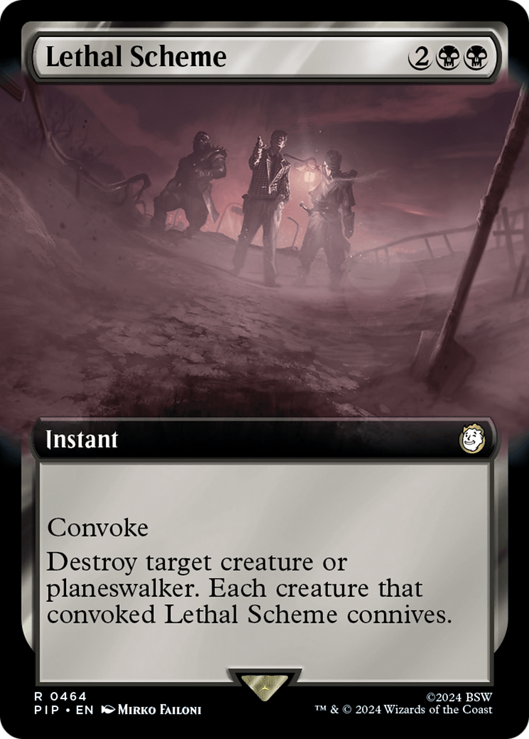 Lethal Scheme (Extended Art) [Fallout] | Jomio and Rueliete's Cards and Comics