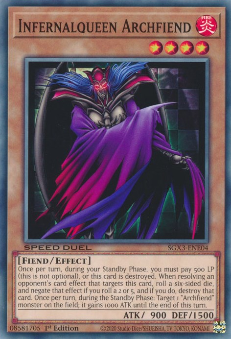 Infernalqueen Archfiend [SGX3-ENE04] Common | Jomio and Rueliete's Cards and Comics