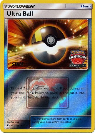 Ultra Ball (135/149) (NA Championship Promo Staff) [Sun & Moon: Base Set] | Jomio and Rueliete's Cards and Comics