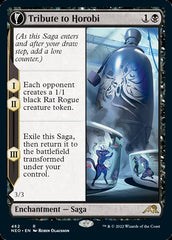 Tribute to Horobi // Echo of Death's Wail (Extended Art) [Kamigawa: Neon Dynasty] | Jomio and Rueliete's Cards and Comics