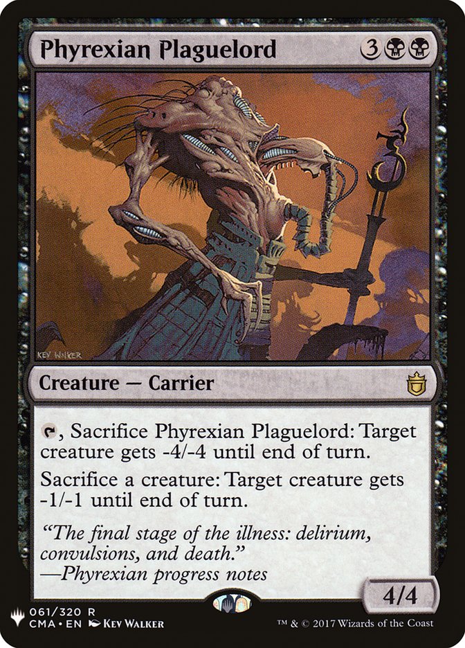 Phyrexian Plaguelord [The List] | Jomio and Rueliete's Cards and Comics