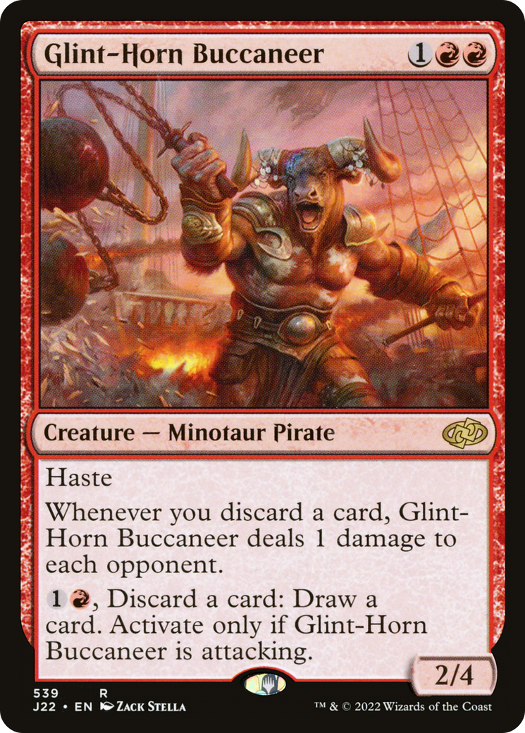 Glint-Horn Buccaneer [Jumpstart 2022] | Jomio and Rueliete's Cards and Comics