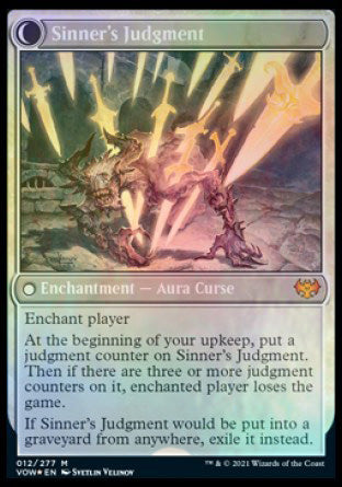 Faithbound Judge // Sinner's Judgment [Innistrad: Crimson Vow Prerelease Promos] | Jomio and Rueliete's Cards and Comics