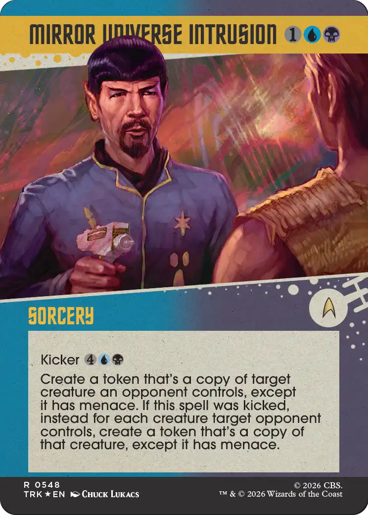Mirror Universe Intrusion (Showcase) (Surge Foil) [Star Trek] | Jomio and Rueliete's Cards and Comics