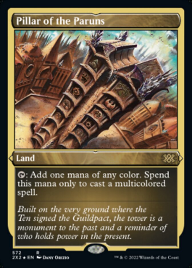 Pillar of the Paruns (Foil Etched) [Double Masters 2022] | Jomio and Rueliete's Cards and Comics