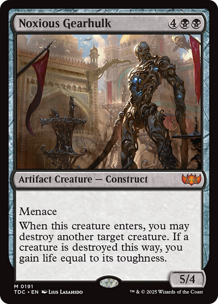 Noxious Gearhulk [Tarkir: Dragonstorm Commander] | Jomio and Rueliete's Cards and Comics