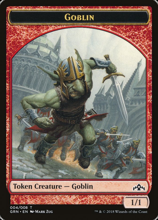 Goblin // Soldier Double-Sided Token [Guilds of Ravnica Guild Kit Tokens] | Jomio and Rueliete's Cards and Comics