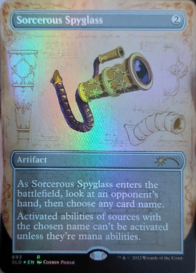 Sorcerous Spyglass (Blueprint) [Secret Lair Drop Promos] | Jomio and Rueliete's Cards and Comics
