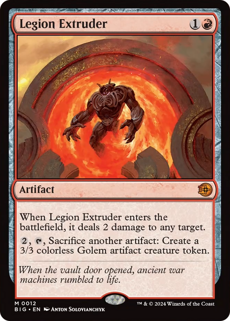 Legion Extruder [Outlaws of Thunder Junction: The Big Score] | Jomio and Rueliete's Cards and Comics