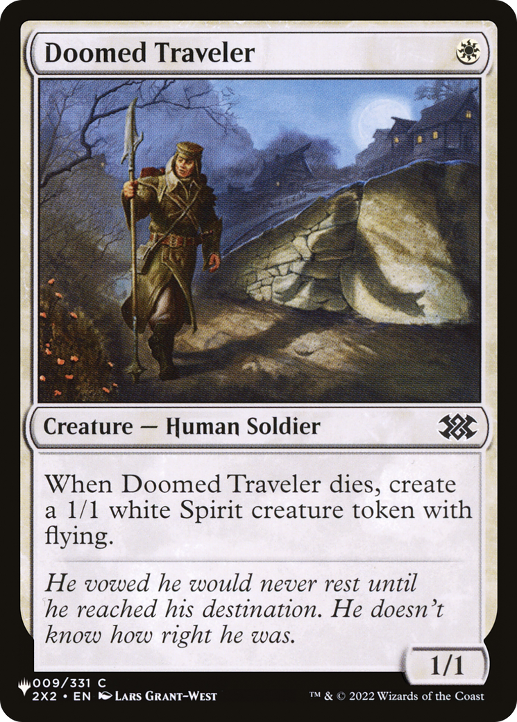 Doomed Traveler [The List] | Jomio and Rueliete's Cards and Comics