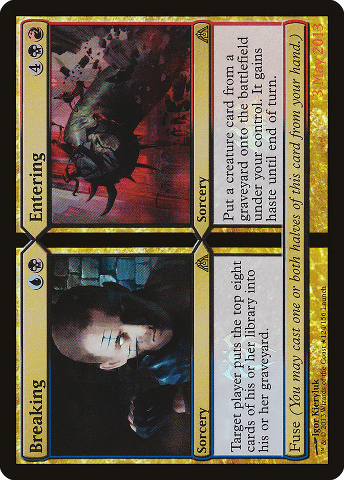 Breaking // Entering (Launch) [Dragon's Maze Promos] | Jomio and Rueliete's Cards and Comics