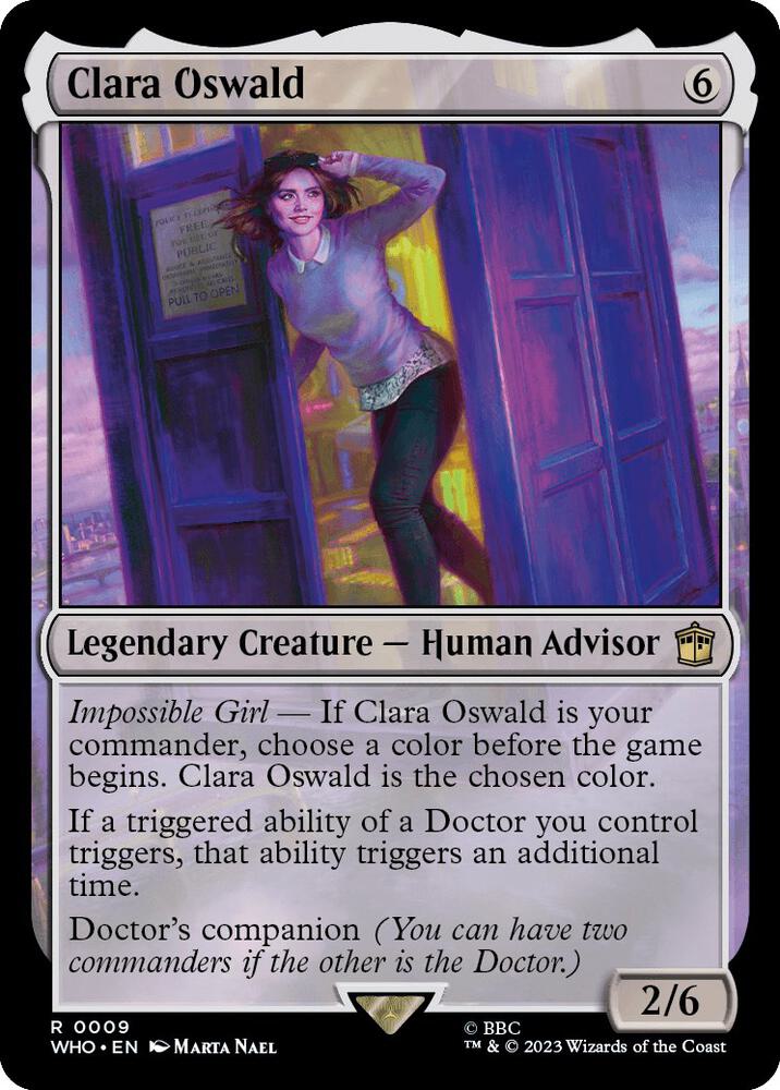Clara Oswald [Doctor Who] | Jomio and Rueliete's Cards and Comics